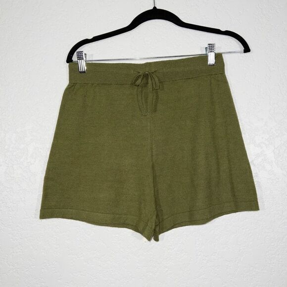 New Double Zero Green Collared Top and Shorts Lounge Set Size Small - Picture 6 of 10